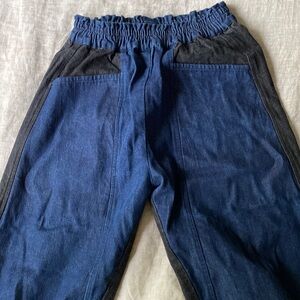 Stylish Blue and Black Women's Jeans